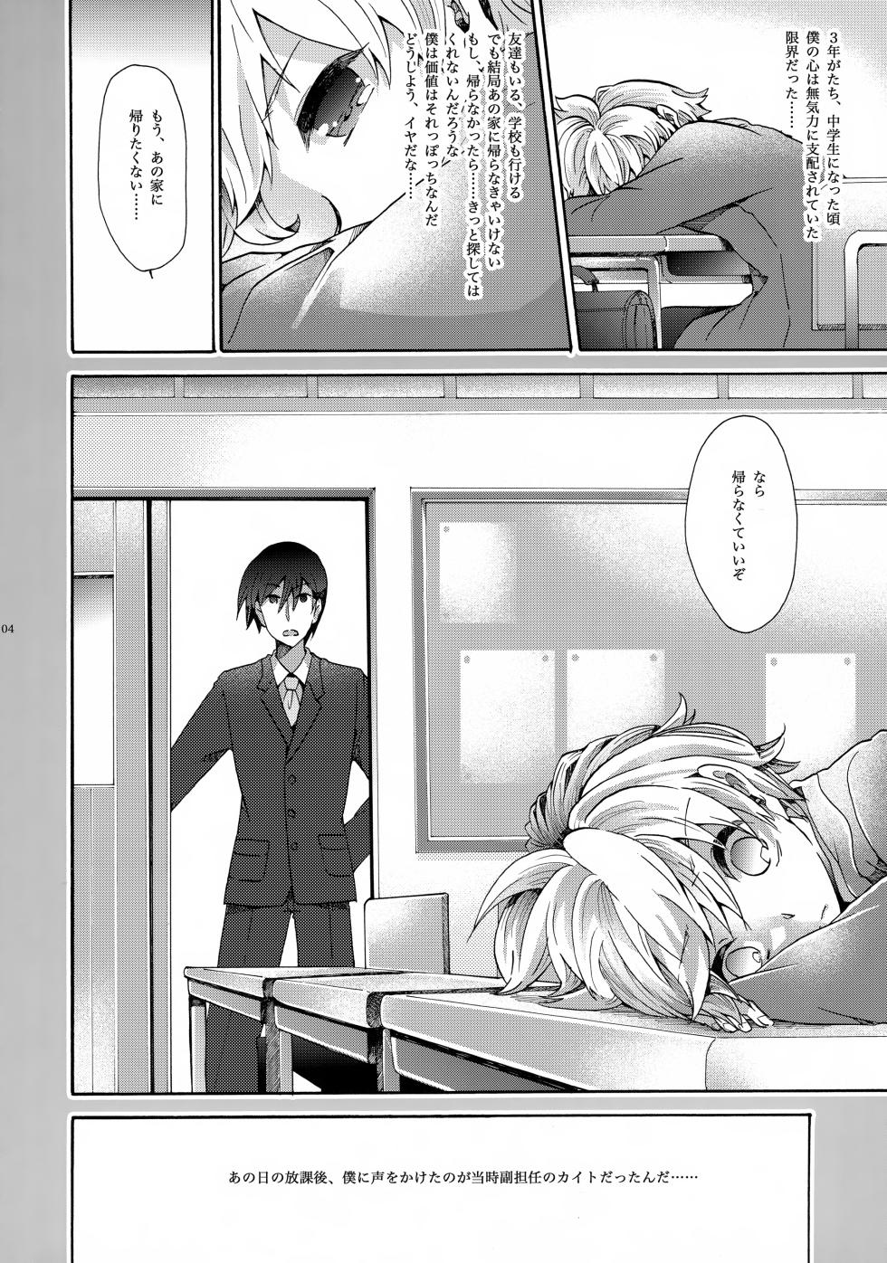 (C87) [Thompon (GAZERU)] Anata wa Boku no Subete (VOCALOID) - Page 5