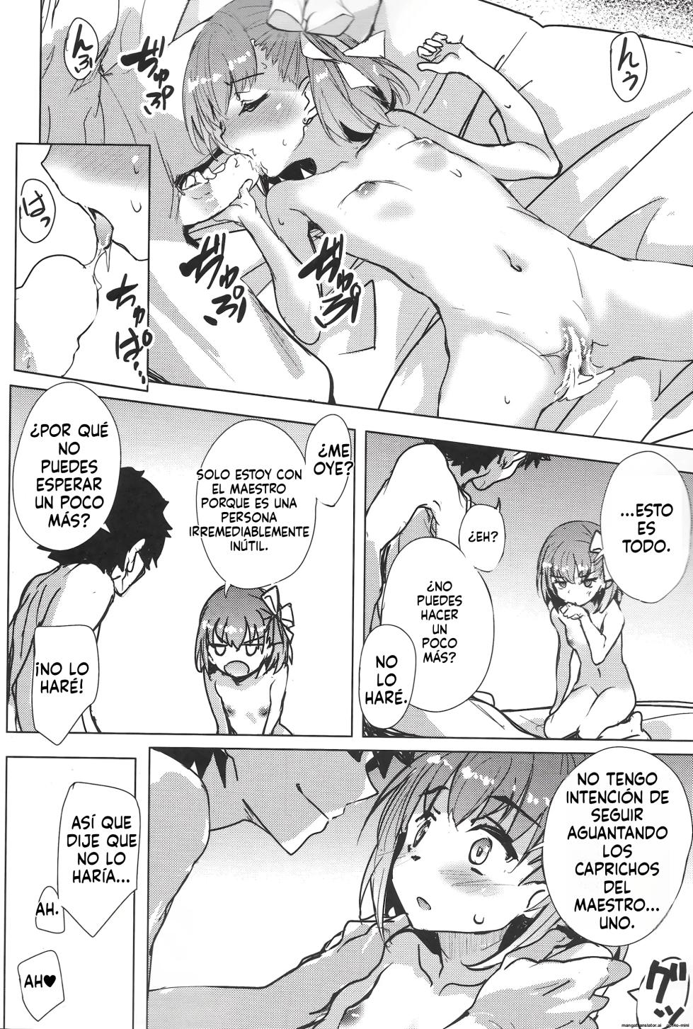 (C107) [Part K (Hitsujibane Shinobu)] Kazura-chan ni Muramura suru｜Kazura-chan Me Prende (Fate／Grand Order) [Spanish] [FallenSub] - Page 15