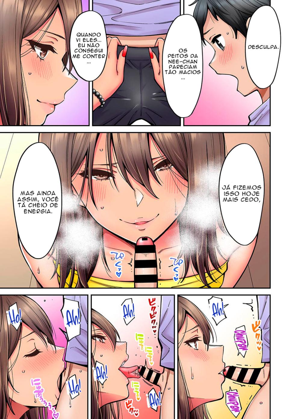 [Shouji Nigou] Akogare no Nee-chan ga Gal ni Natte Kaette Kita Natsuyasumi Ch. 6 [Portuguese] - Page 11