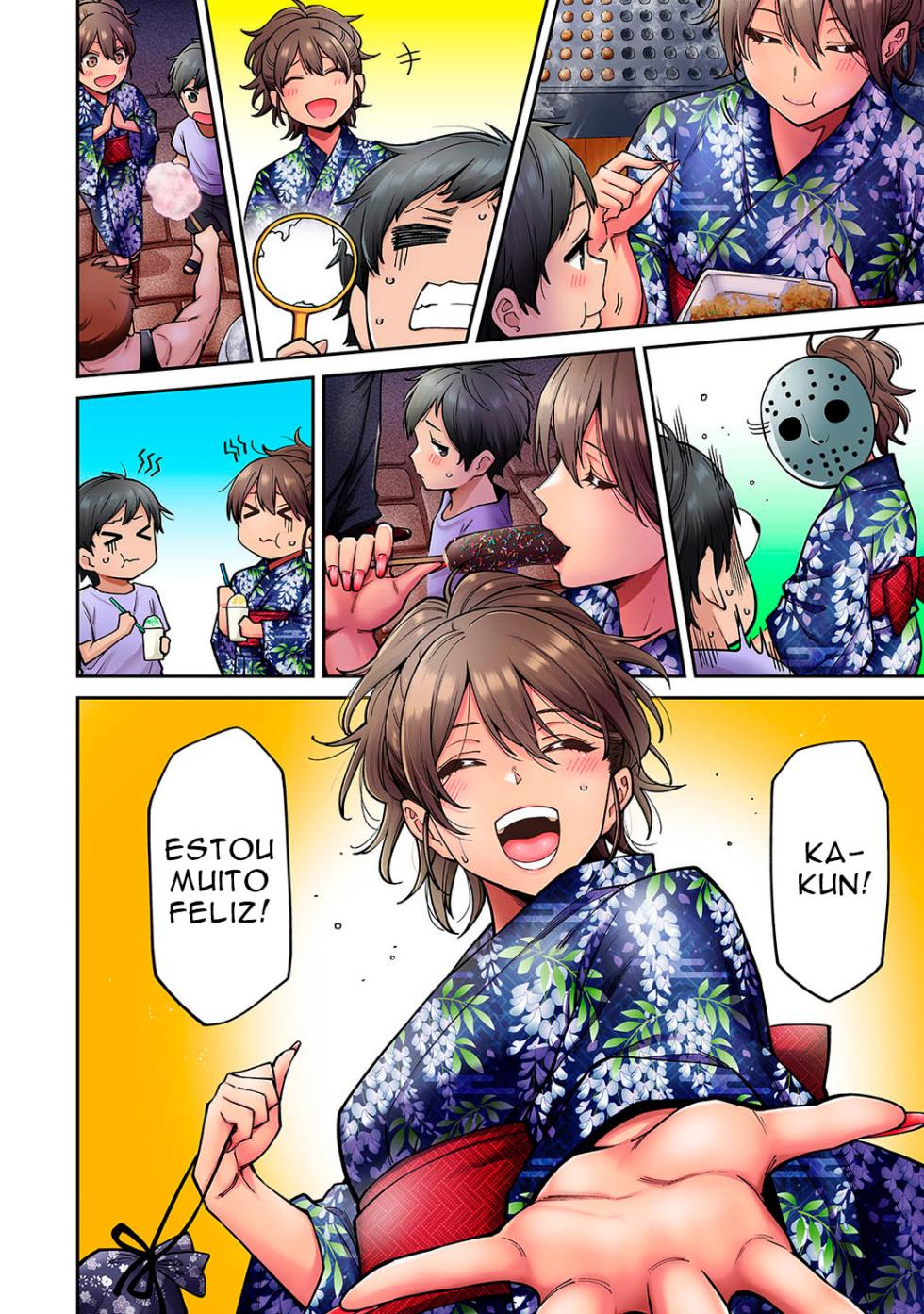 [Shouji Nigou] Akogare no Nee-chan ga Gal ni Natte Kaette Kita Natsuyasumi Ch. 7 [Portuguese] - Page 6