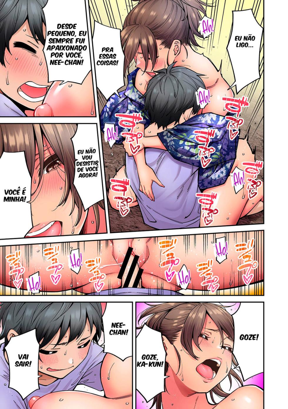 [Shouji Nigou] Akogare no Nee-chan ga Gal ni Natte Kaette Kita Natsuyasumi Ch. 7 [Portuguese] - Page 23