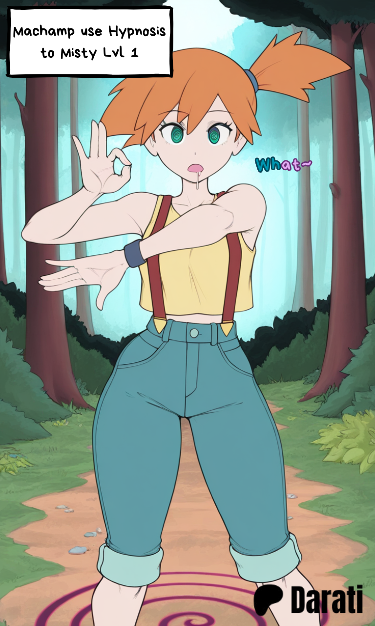 Misty Machamp Duel pokemon by Darati [AI Generated] - Page 3