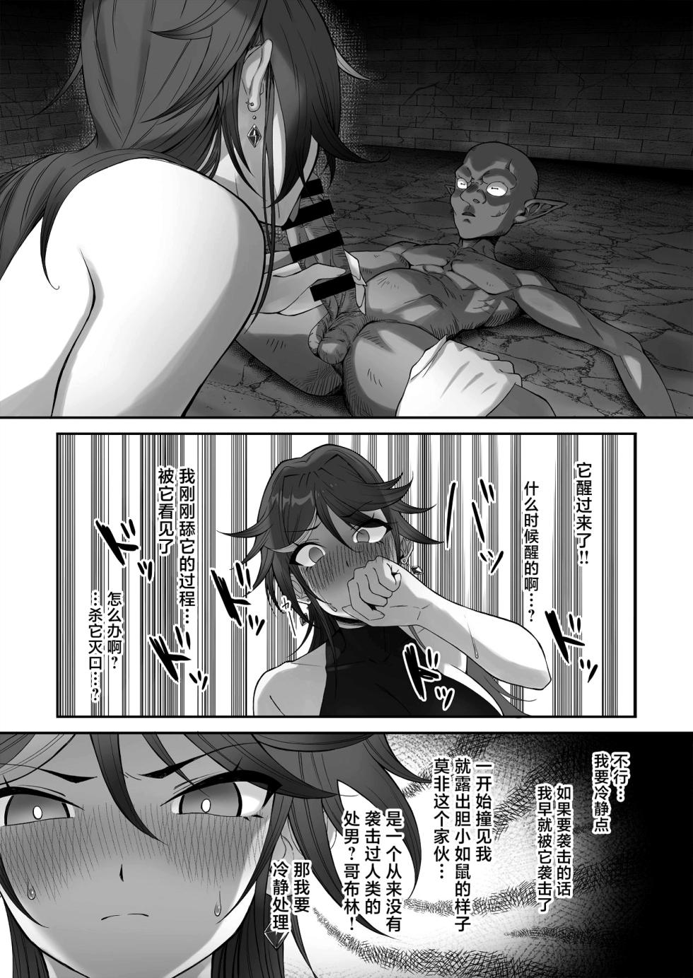 [Dekai Buki wa Roman (Tekkai Blade)] Inmon o Fuyo Sareta kara Goblin o Tsukatta Hanashi [Chinese] - Page 21