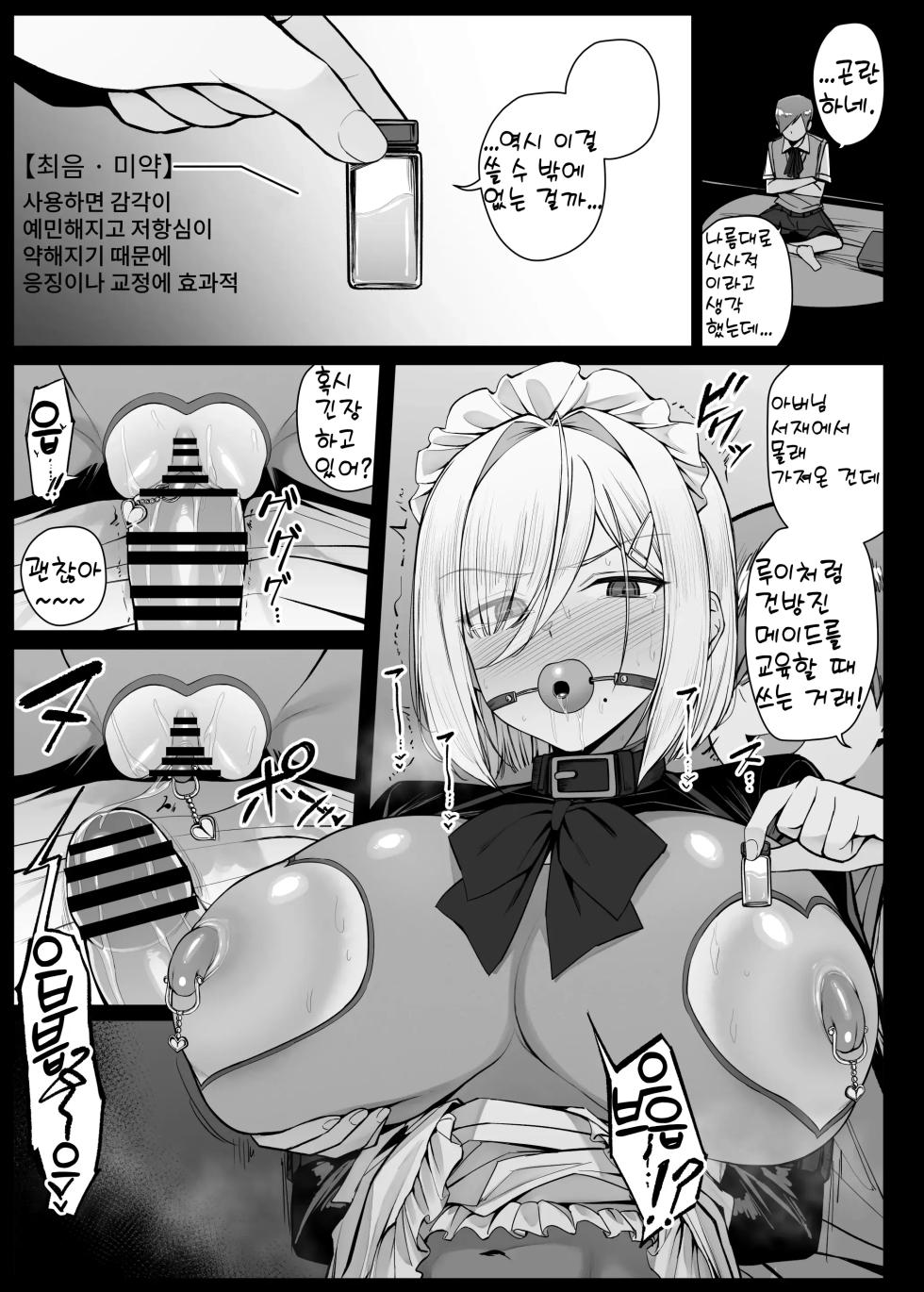 [Liyoosa] Bouchama ni sakaratte, shitsukerareru koto ni natta meido-san [Korean] - Page 5