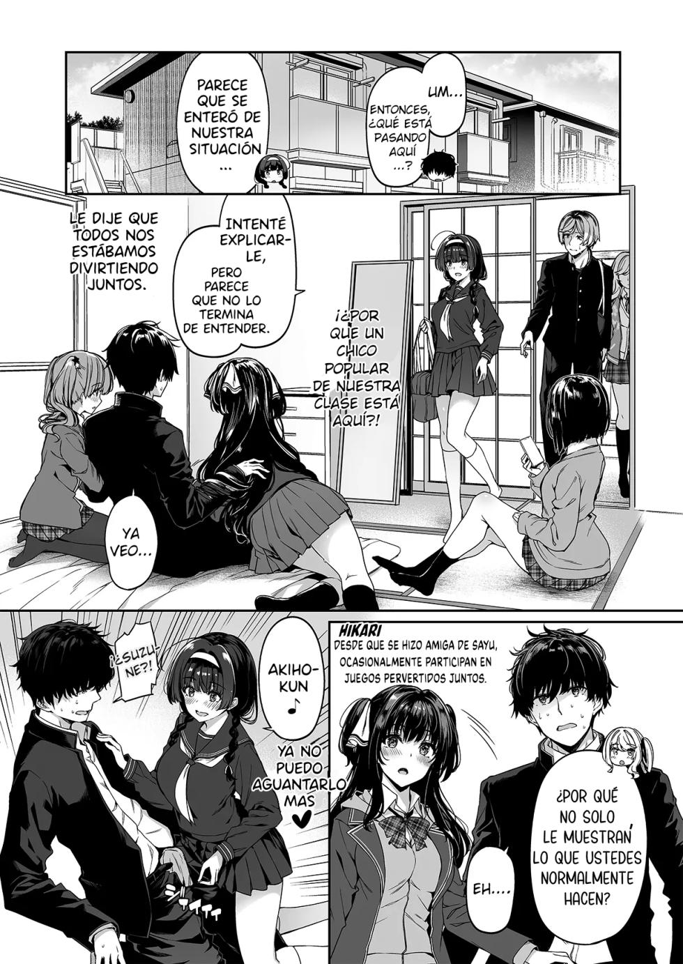 [Bottle Ship Bottler (Kazakura)] InCha Couple ga You Gal-tachi to SEX Training Suru Hanashi 2| La Tímida Pareja y las Brillantes Gals Tienen Entrenamiento Sexual Juntos 2 [Spanish] {akanameTL} [Decensored] - Page 20