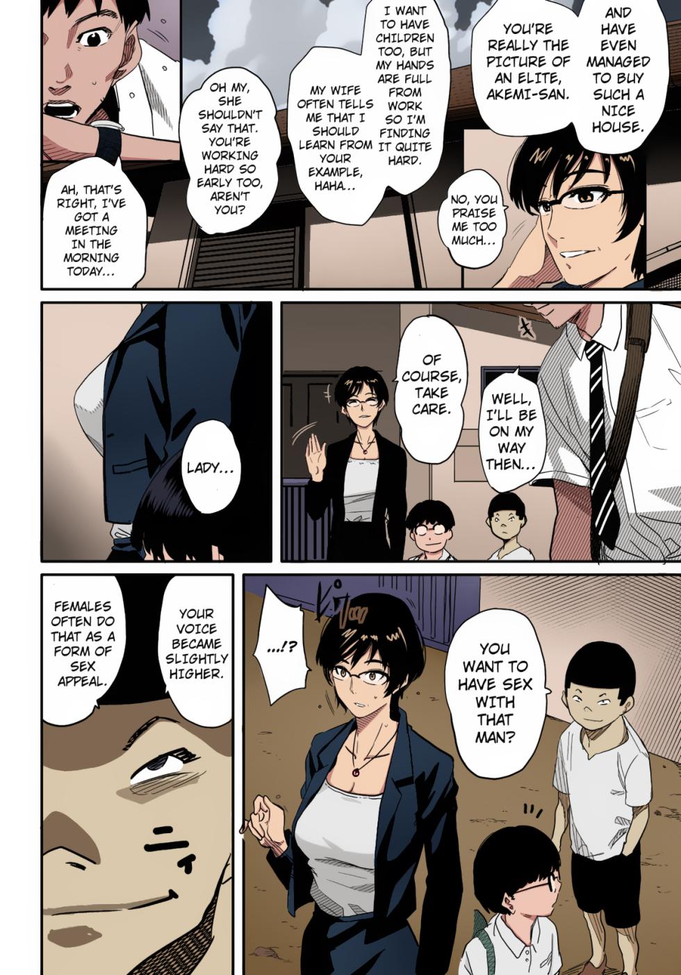 [Hana Hook] Hahaoya Shikkaku Elite Oyako no M Buta Netorare Tenraku Jinsei [English][Colorized][Erocolor](Ongoing) - Page 8