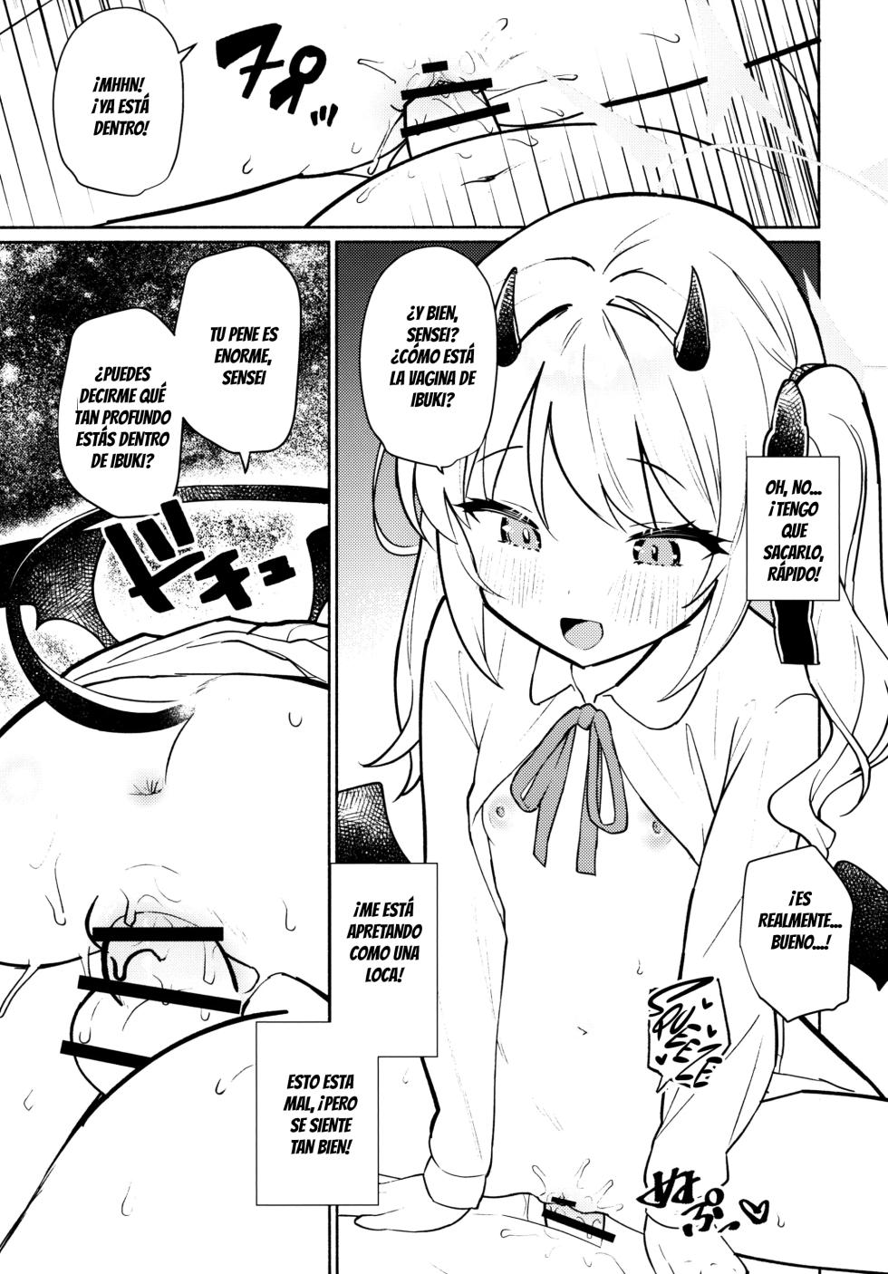 (C105) [Asatsukimint (Mintice)] Akuma na Ibuki no Seieki Tank | La Tanqueada de Semen de la Diabólica Ibuki (Blue Archive) [Spanish] [Darius] - Page 12