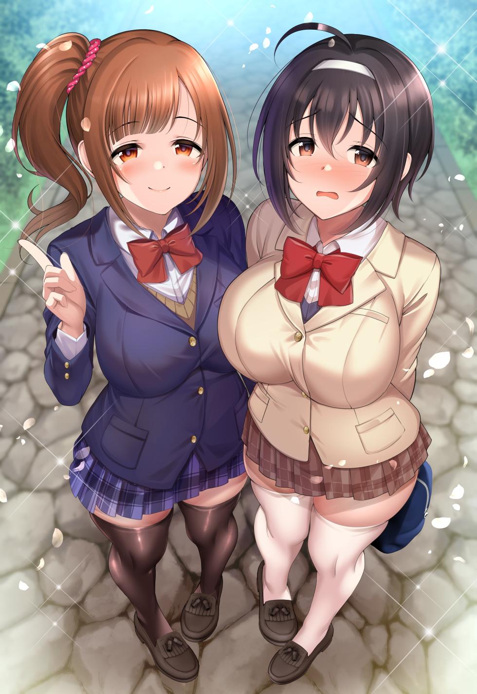 [ment] 身体がムチムチに成長した五十嵐響子と小日向美穂 - Page 3