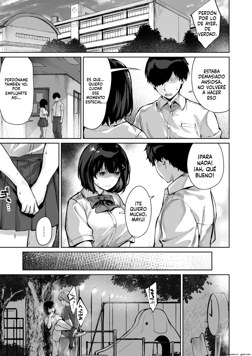 [Doushoku (Hinasaki Yo)] Koibito no Renshuu. ~Ore no Ani ni Netorareru Seijun Kanojo~ - Playing lovers｜Practicando para ser Novios. ~Mi Inocente Novia es Tomada por mi Hermano Mayor~ - Jugando a ser Novios [Spanish] [FallenSub] [Digital] - Page 21