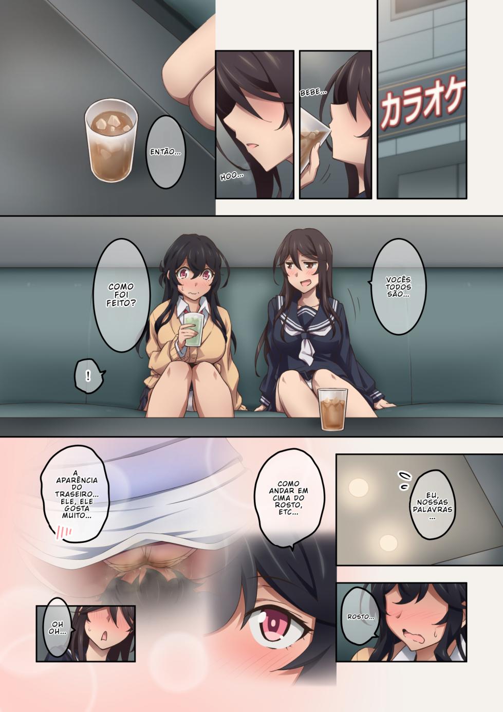 [Kaori no Chikara (Kaze no Koe)] Jitsu wa Onara Play ga Shumi no S na Tomodachi Doushi ga Kagaseatte Mitara Numatta Ken [Portuguese-BR] [BLACKSUB] - Page 11