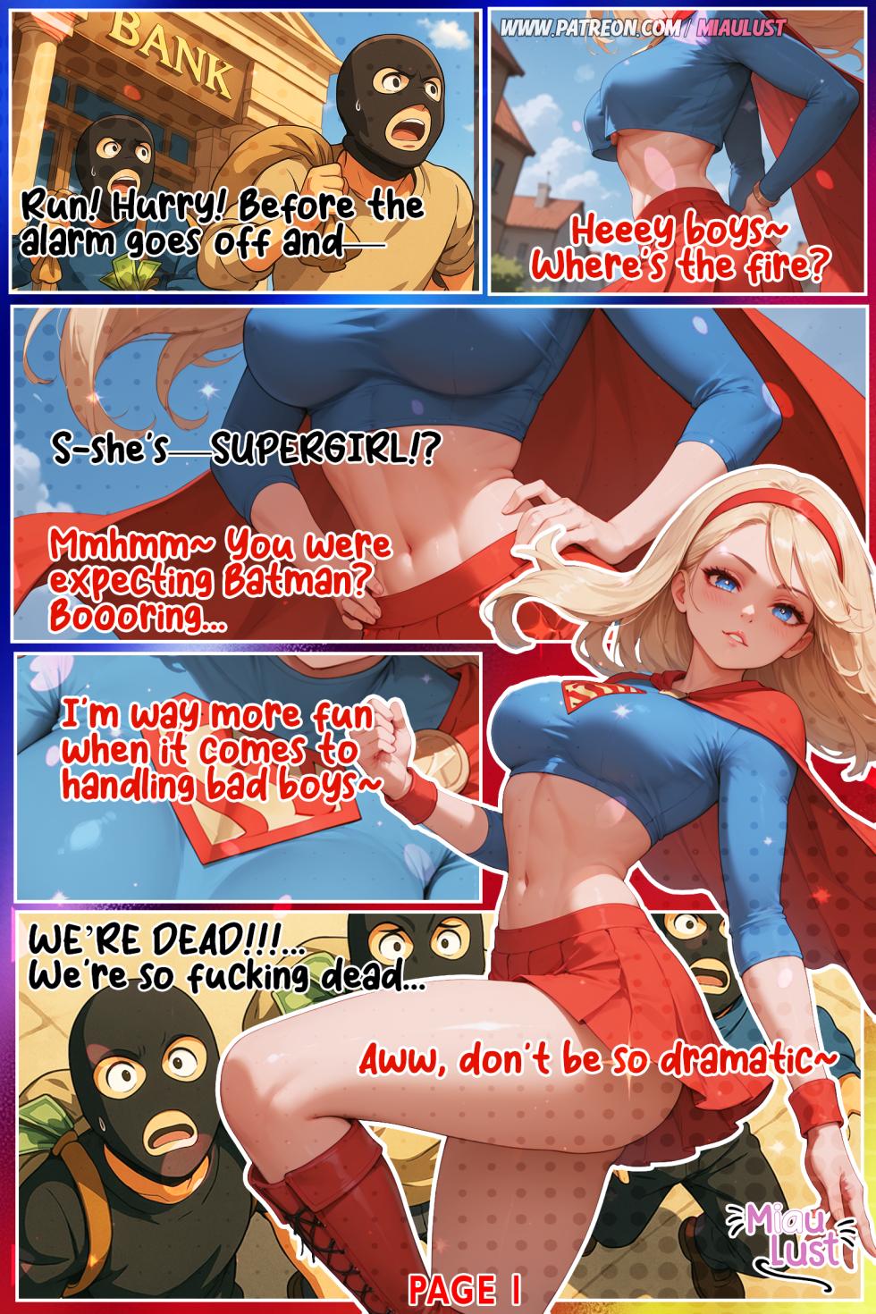 Supergirl + Pink pages Wong Miaulust [AI generated] - Page 2