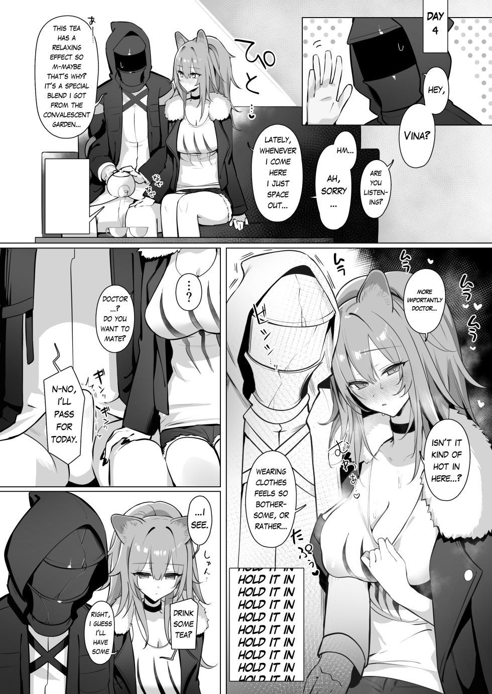 [Neko no Youchuu Kansatsukai (Neko no Youchuu)] Shishi no Neru Aida ni... | While the lion sleeps... (Arknights) [English] [RagsSgar_Translations] [Decensored] [Digital] - Page 17