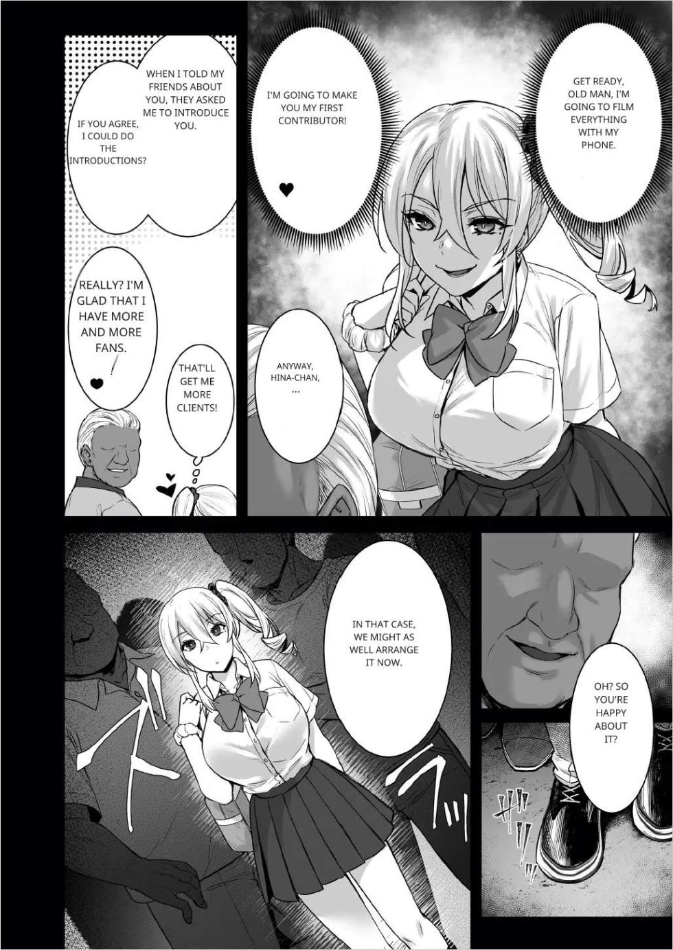 [[Abe Inori] Rental Tanetsuke Oji-san 4 ~Papakatsu o Akuyou suru Namaiki Gal ni Oshioki Rinkan Party~ [Eng] [AI Translated] - Page 9