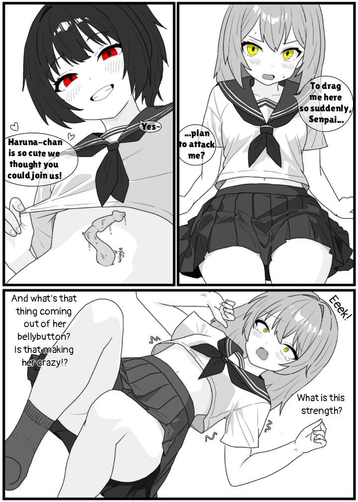 [Penicillin] Hesokan de Nakama o Fuyasu Kiseichuu ni Ayatsurareta JC-tachi no Hesox Manga [English] - Page 12