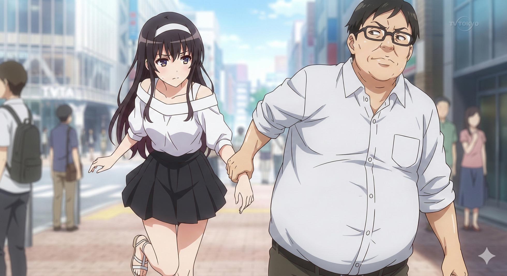 [AI Generated] Saekano: Office Goddesses Enslaved - Utaha, Eriri & Megumi Serving the Obese Leader and His Weak, Creepy, Midget Otaku Son(Non-Explicit Series) - Page 12
