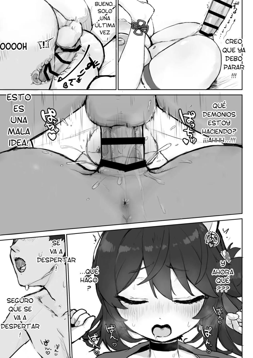 [Mochimochi Bulldozer-bu (Syupon)] Okiru Mae ni wa Yameru kara...｜Me Detendré Antes de que se Despierte… (Blue Archive) [Spanish] [Tabu_Kun] [Digital] - Page 25