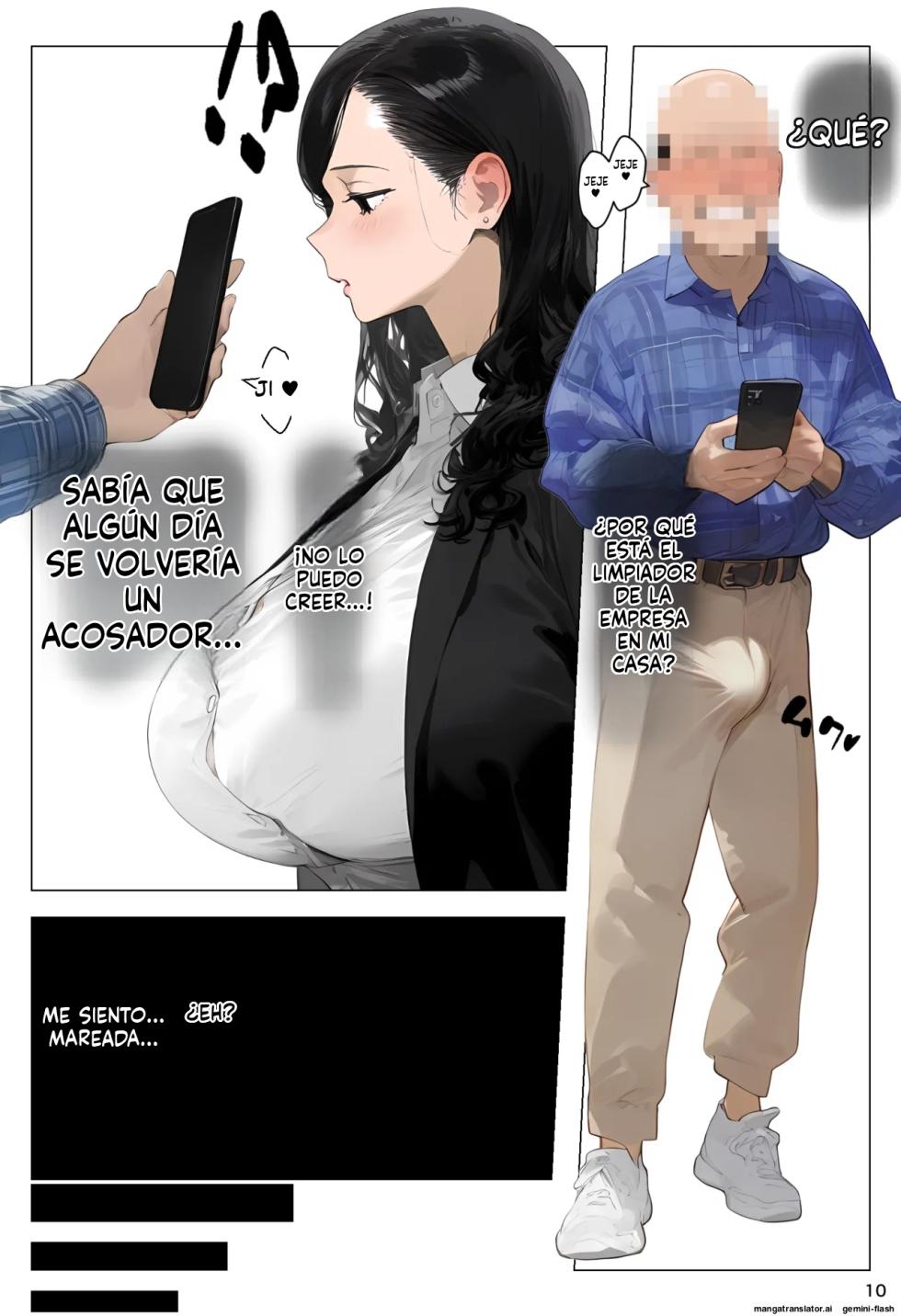 [Panic America] Saimin Appli de Zenin Shihai, Ninshin Tekirei Deka-chichi Bijin Oji-san Aka-chan Takuran-chuu [Spanish] [MTL] [AI Generated] - Page 10
