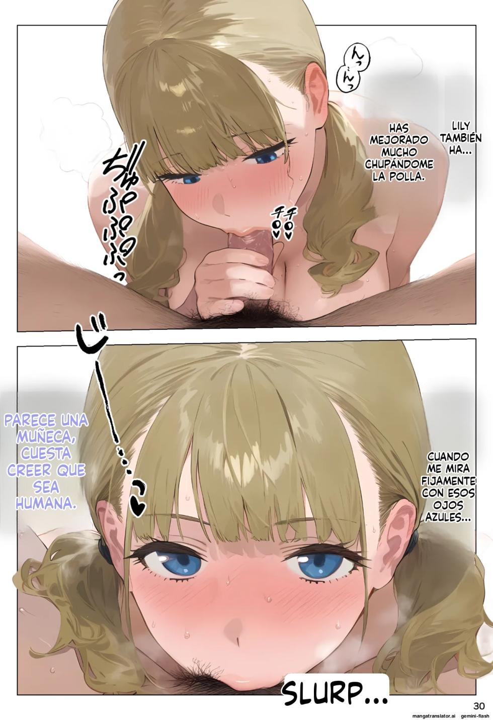 [Panic America] Saimin Appli de Zenin Shihai, Ninshin Tekirei Deka-chichi Bijin Oji-san Aka-chan Takuran-chuu 3 [Spanish] [MTL] [AI Generated] - Page 30