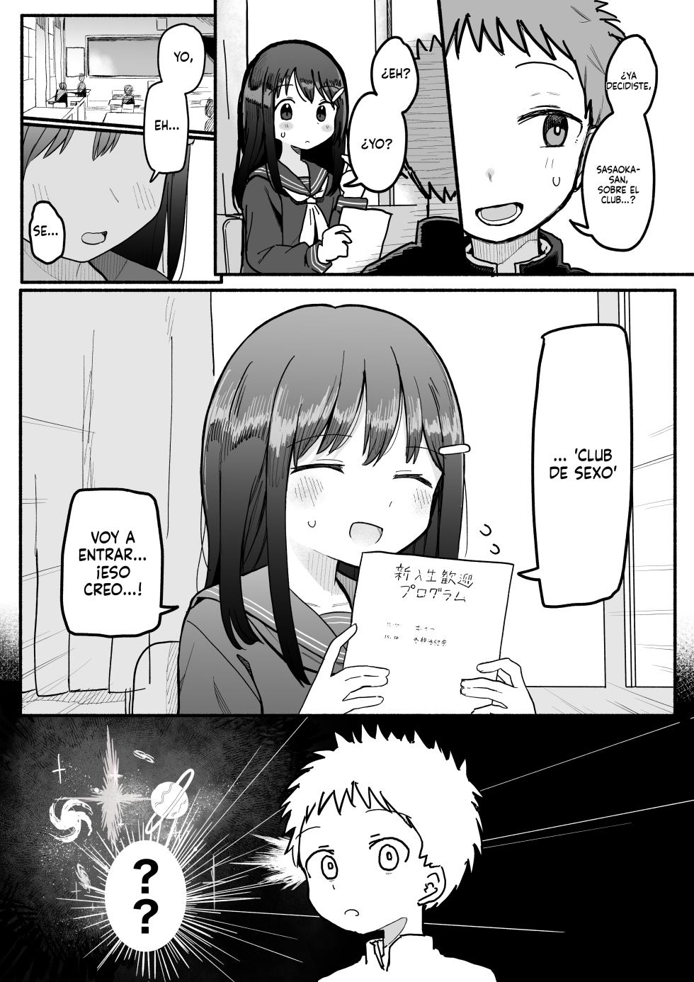 [Denki Mikan] Suki na Ko ga Sex Bu ni Hairu rashii Kari-nyuubu Renshuu Ecchi Hen (Shujinkou to wa Honban Nashi) [Spanish] - Page 4