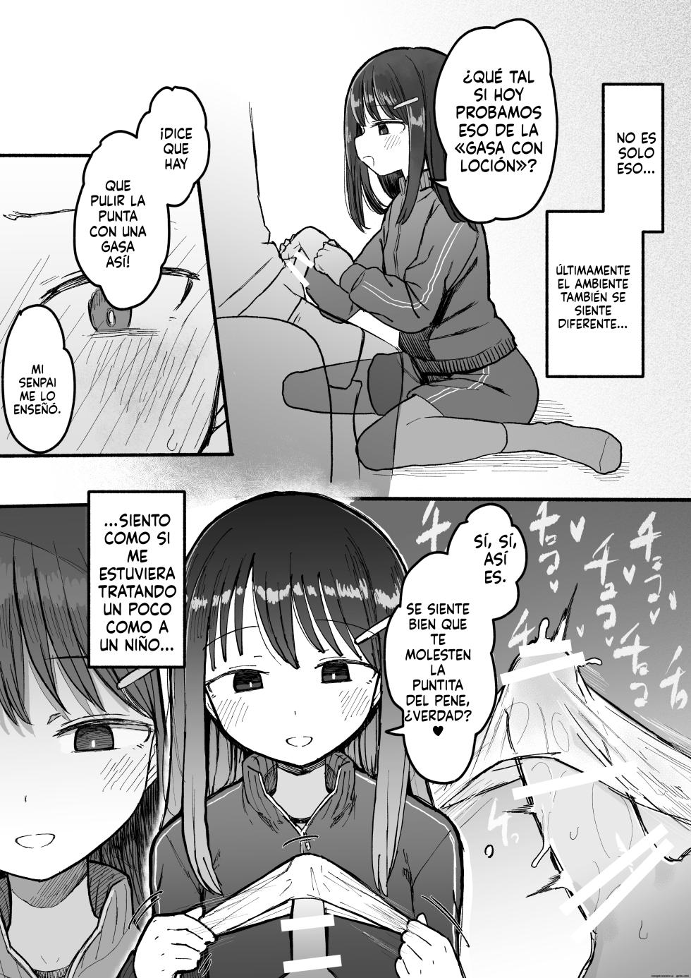 [Denki Mikan] Suki na Ko ga Sex Bu ni Hairu rashii Kari-nyuubu Renshuu Ecchi Hen (Shujinkou to wa Honban Nashi) [Spanish] - Page 23