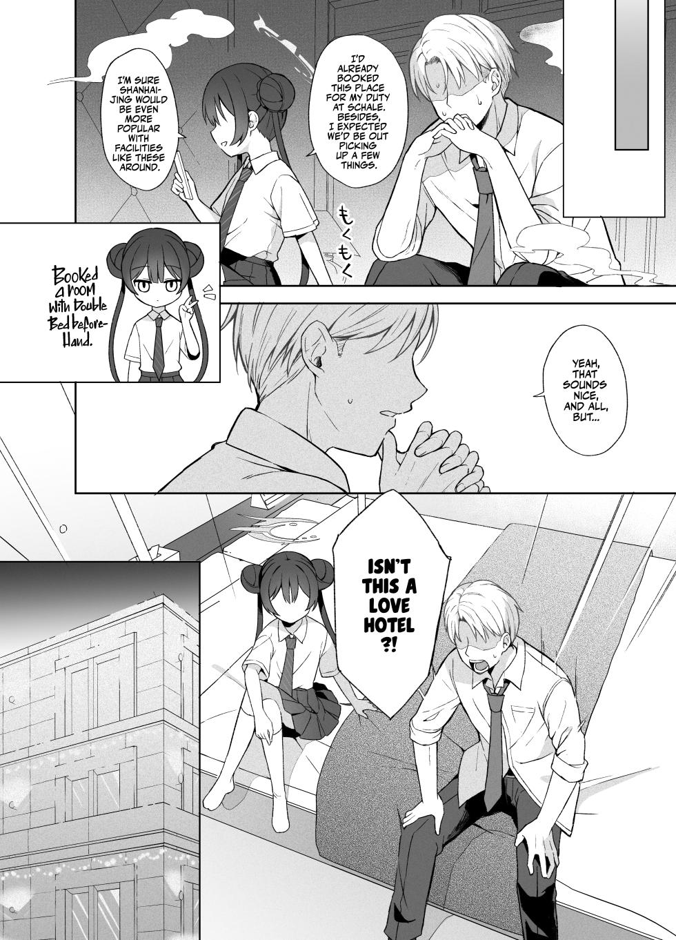 [DOGYEAR (Kujou Danbo)] Kagodori no Tooki Omonbakari o Tokashite - Melting the distant worries of the caged bird (Blue Archive) [English] [Team Rabu2] [Digital] - Page 25