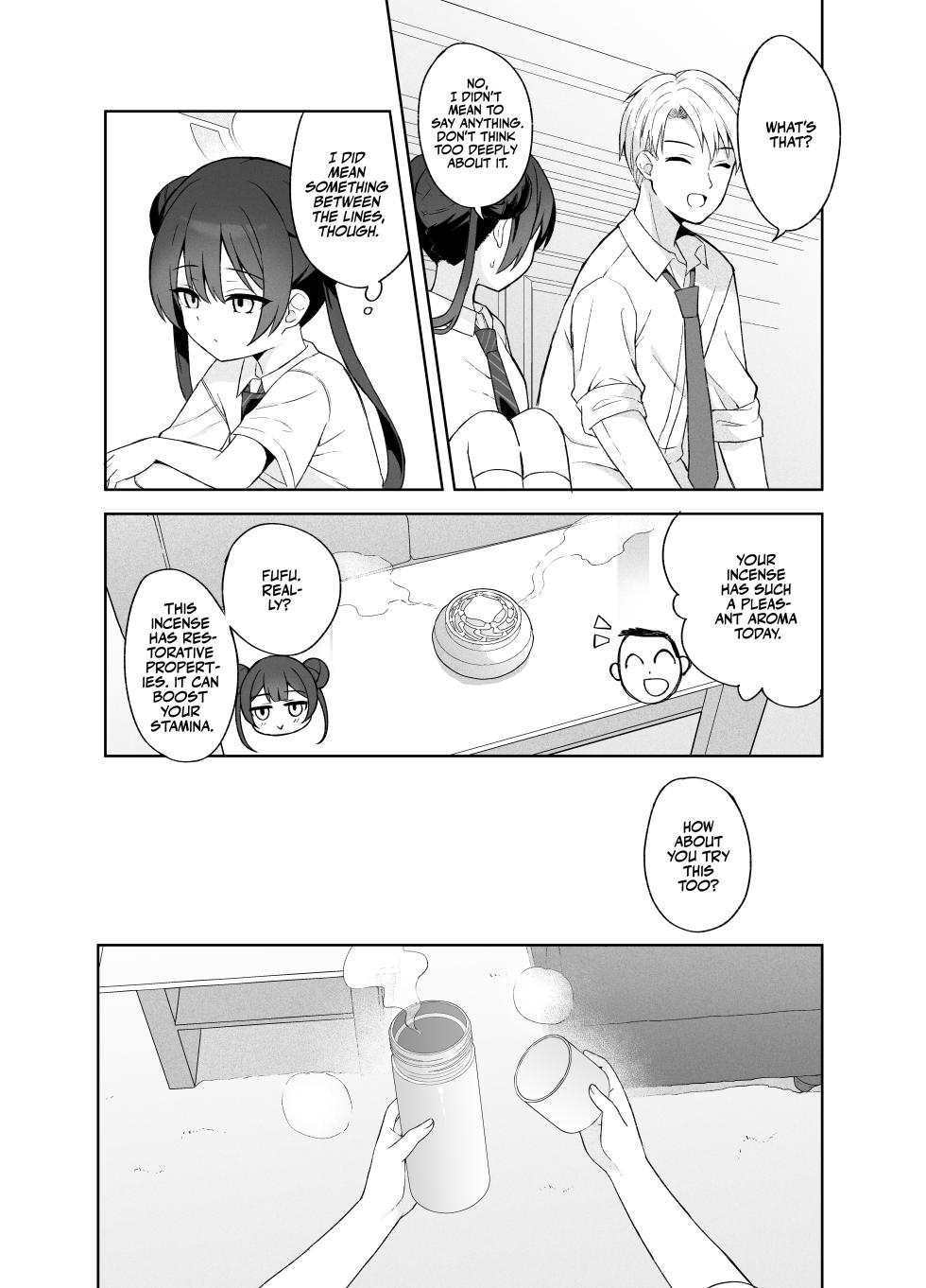 [DOGYEAR (Kujou Danbo)] Kagodori no Tooki Omonbakari o Tokashite - Melting the distant worries of the caged bird (Blue Archive) [English] [Team Rabu2] [Digital] - Page 28