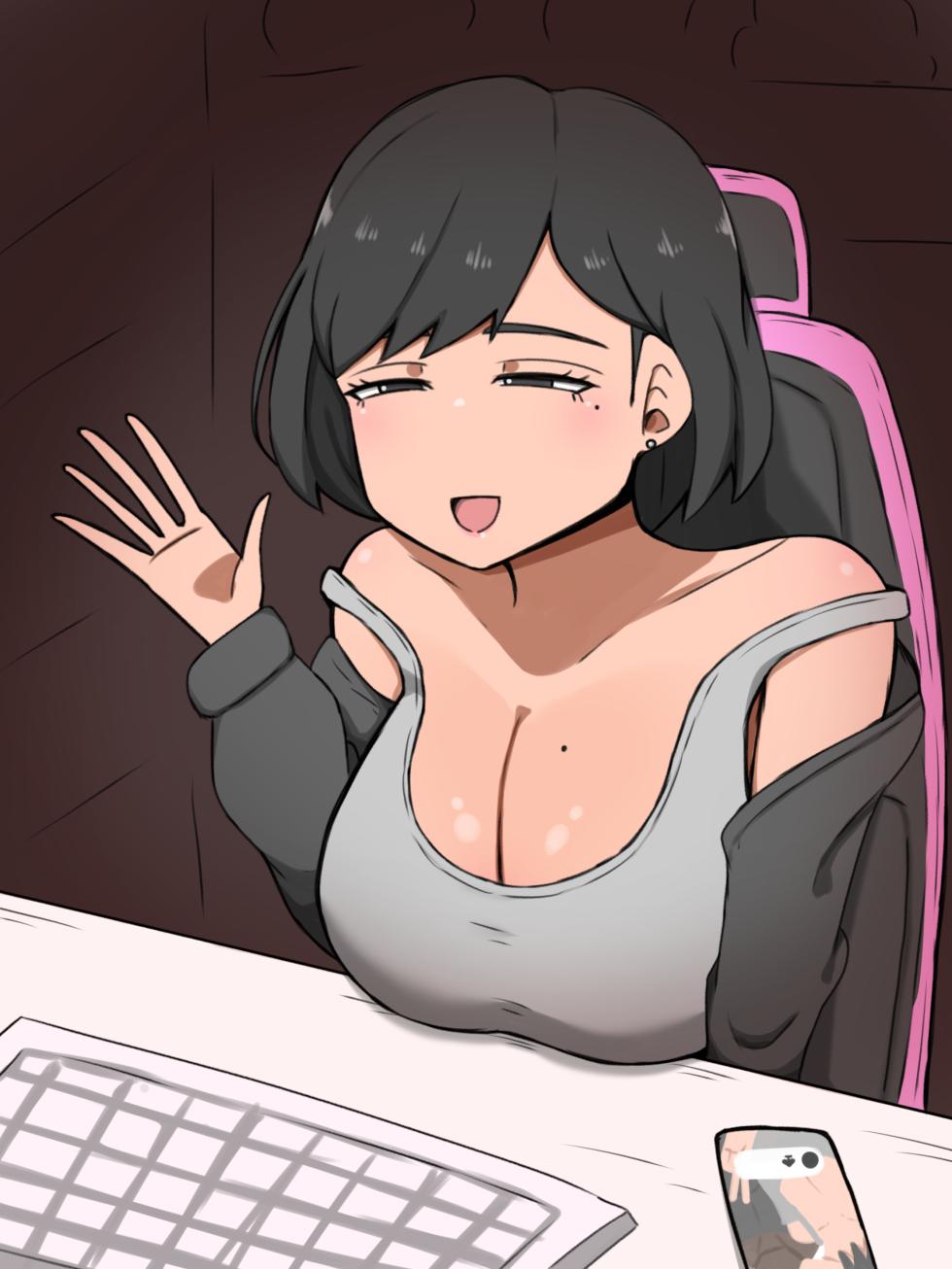 [やせい生はむ] あの人気配信者が休日は黒人ち◯ぽでオホ声を出すはずがない - Page 4