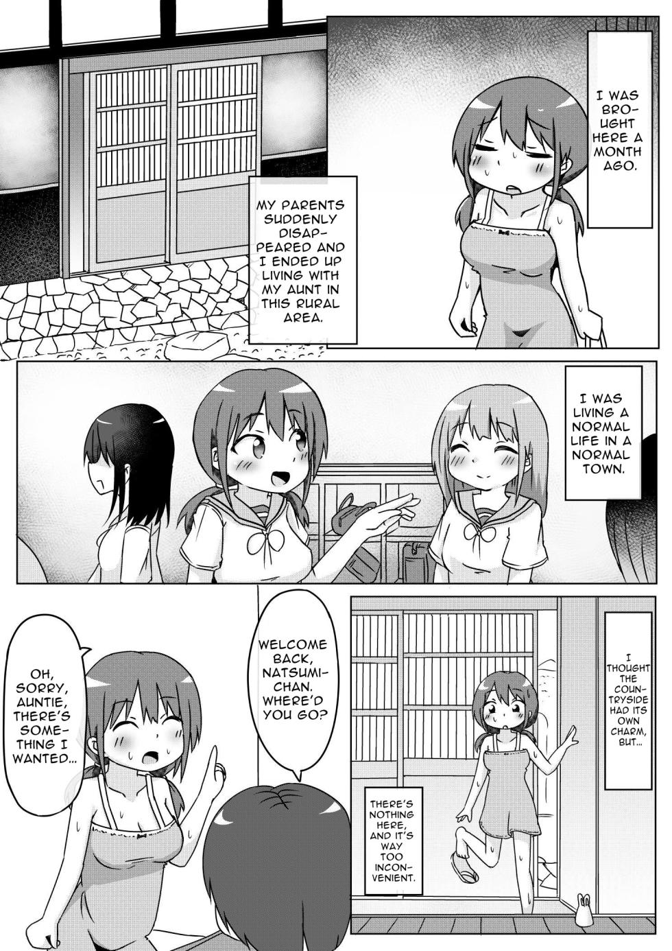 [Shiba Dog House (Inuon)] Inaka ni Sunde Mitara Hima Sugiru node Itoko ni Ecchi na Ijime suru Shika Nai Hanashi | The Countryside is SO BORING that I had nothing to do but Fuck My Cousin [English] [Sleepy Works] [Digital] - Page 4