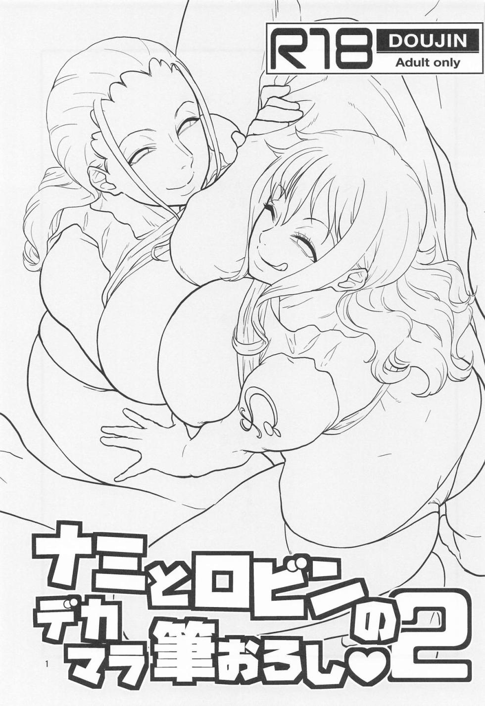 (C107)  [ACID-HEAD (Murata.)] Nami to Robin no Dekamara  Fudeoroshi 2 (One Piece) - Page 2