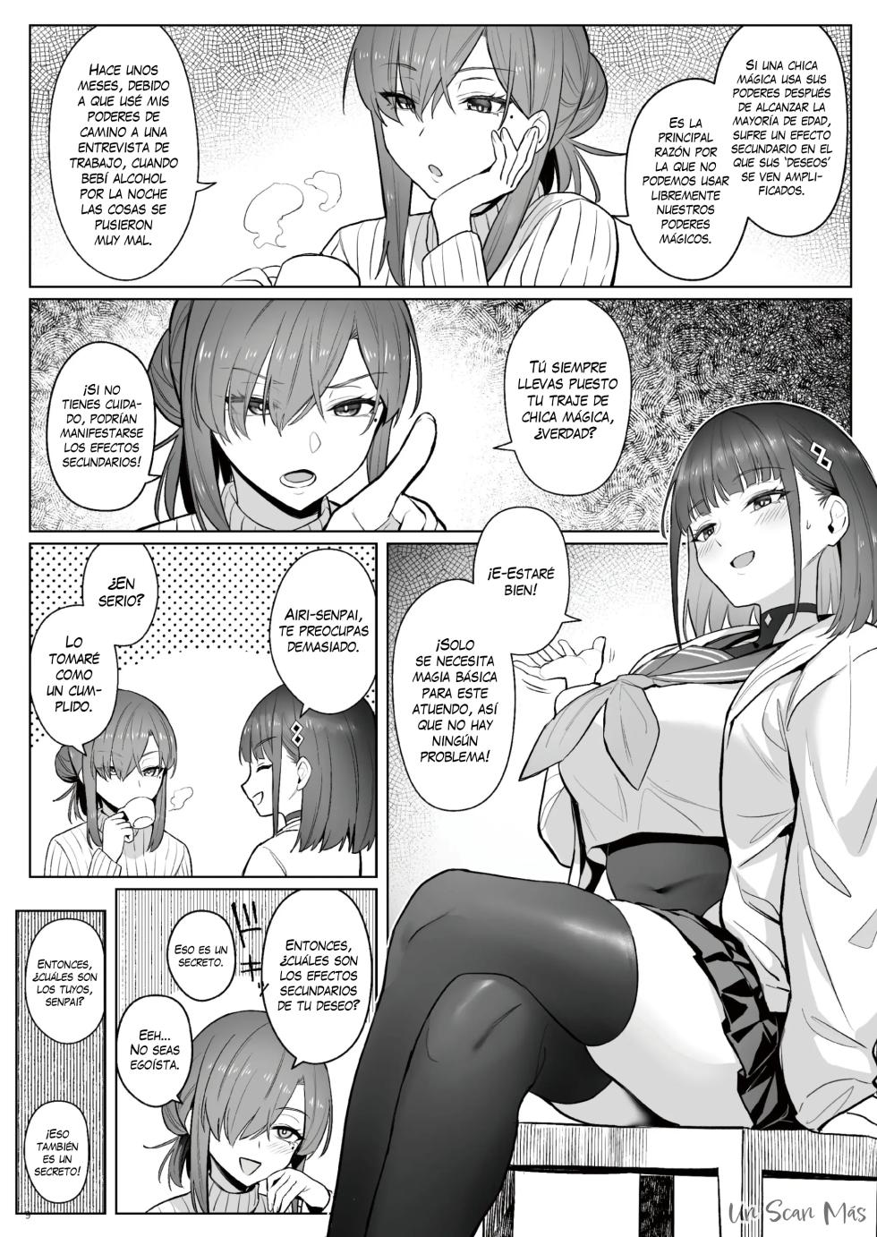 [COMEX (Zhen Lu)] Moto Mahou Shoujo no Shigoto Hanashi Ao Zenjitsutan | El Trabajo De La Ex Chica Mágica Azul ~Precuela~ [Spanish] [Un Scan Más] [Decensored] [Digital] - Page 7