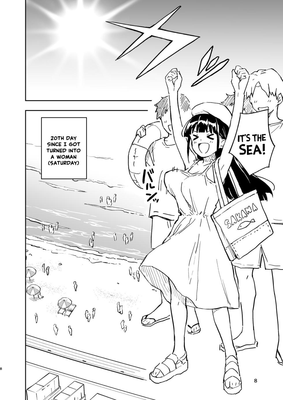 [Mirakoku (Yasumi Mirakichi)] 1-kagetsu Ninshin Shinakereba Otoko ni Modoreru Hanashi (4) | As Long As I Don't Get Pregnant for 1 Month, I'll Turn Back Into a Man (4) [English] [Hikari no Kaze] [Digital] - Page 8