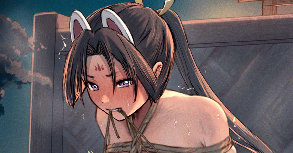 [10shock]「若君がオナってたんです、しかも縄で…」 - Page 1