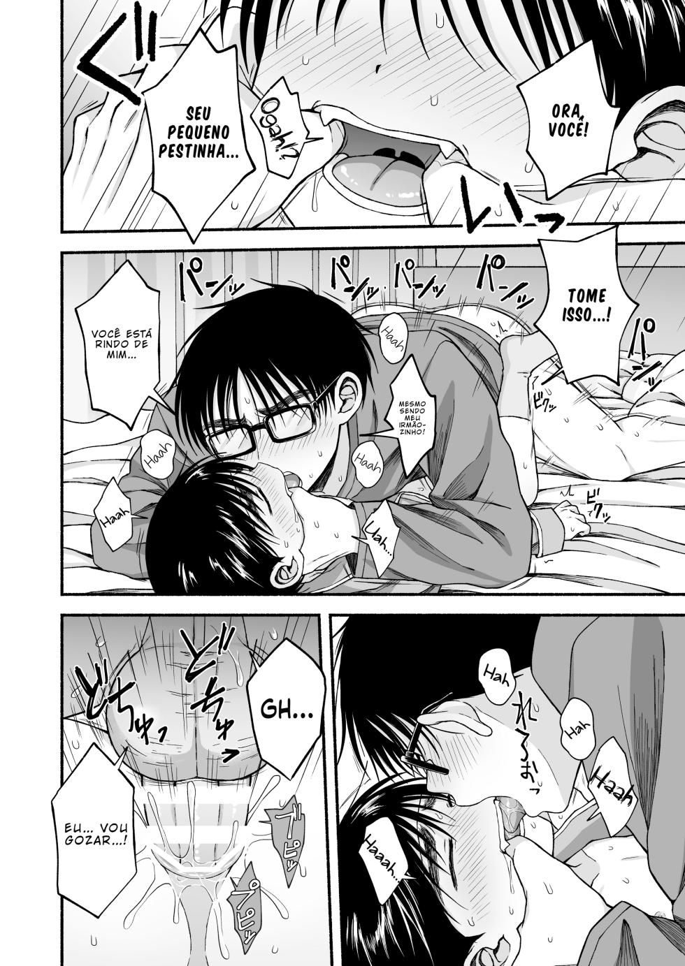 [Yamijiru (Tanano Nata)] Genkai Jukensei wa Kawaii Otouto no Yume o Miru ka? | Os estudantes em exames, perto do seu limite, sonham com seus amorosos irmãozinhos? [Portuguese-BR] [BLACKSUB] [Digital] - Page 21