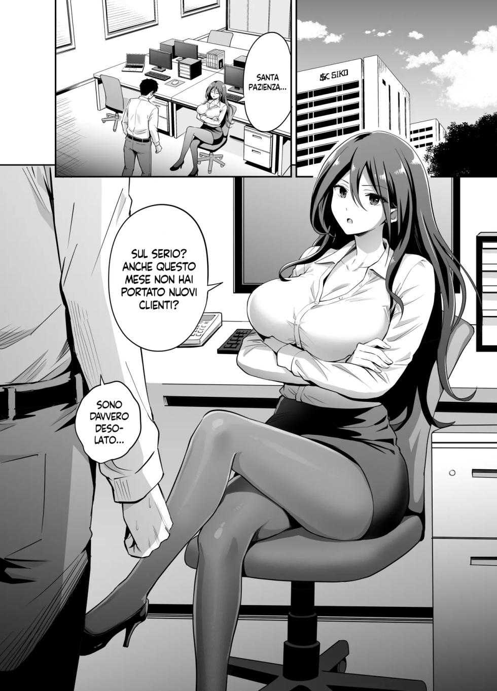 [Honshiro Nikori] Dame na Kouhai o SEX de Shigoki Ageru Senpai | La senpai addestra l'inetto kouhai a colpi di sesso [Italian] [Hentai Fantasy] - Page 4