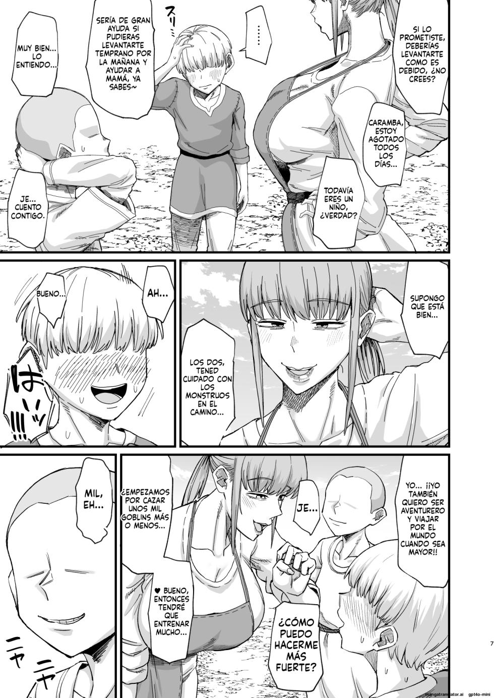 [Kireinabuta (Butachangu)] Katsute Eiyu datta, Onna Tachihe. | La Mujer que Alguna Vez Fue una Heroína. [Spanish] [FallenSub] [Digital] - Page 7
