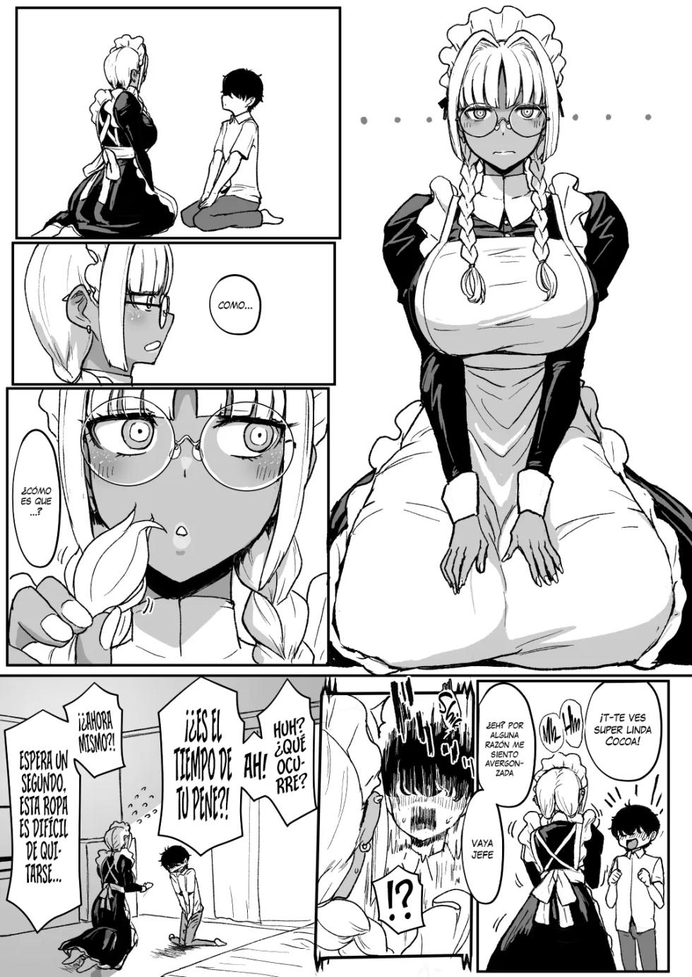 [NOSEBLEED (Miyamoto Issa)] La maid gyaru bronceada sucubo que devora a su maestro 3 - Page 24
