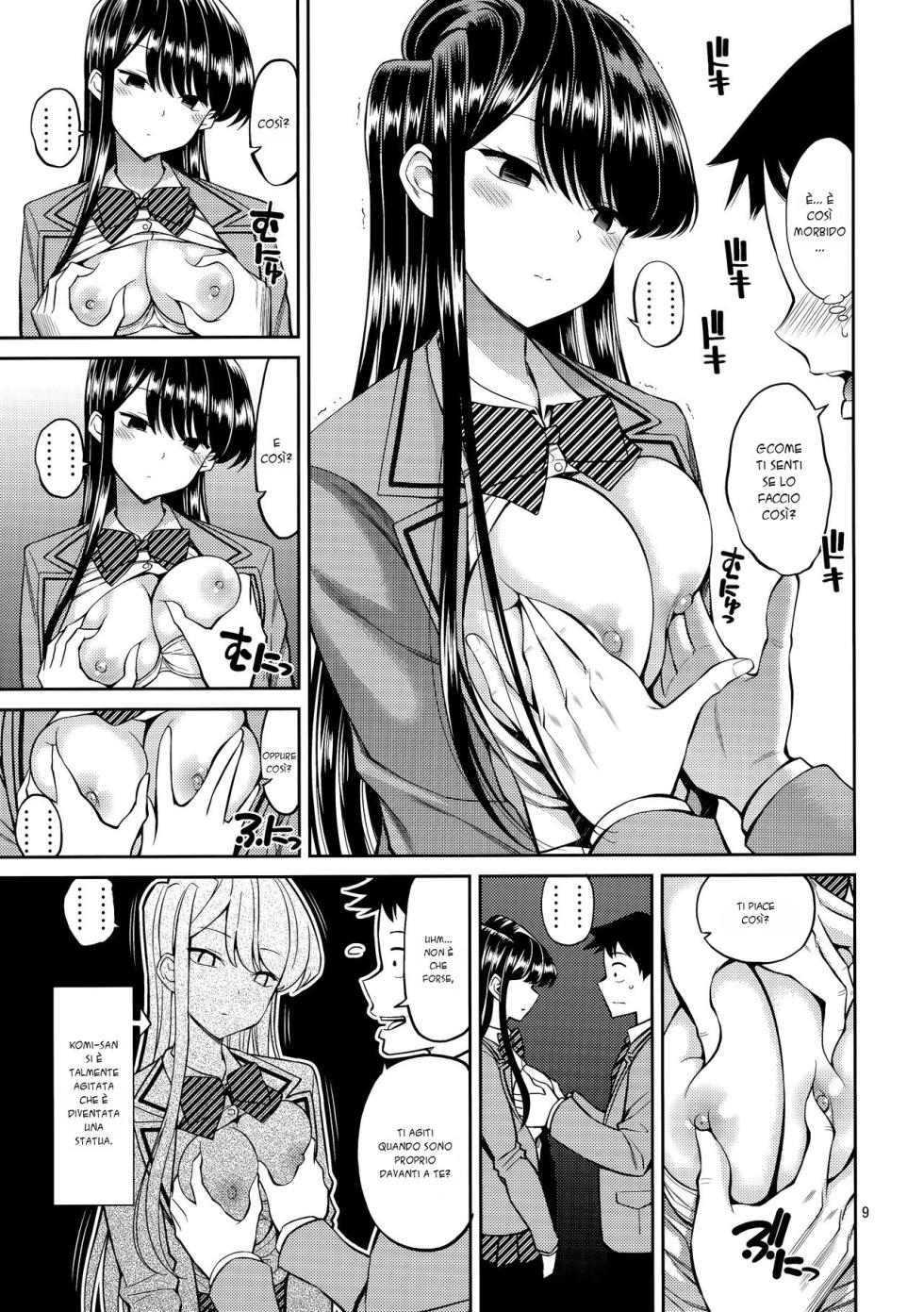 [Popochichi (Yahiro Pochi)] Komi-san wa, Binkan desu. | Molto Sensibile (Komi-san wa, Komyushou desu.) [Italian] - Page 8