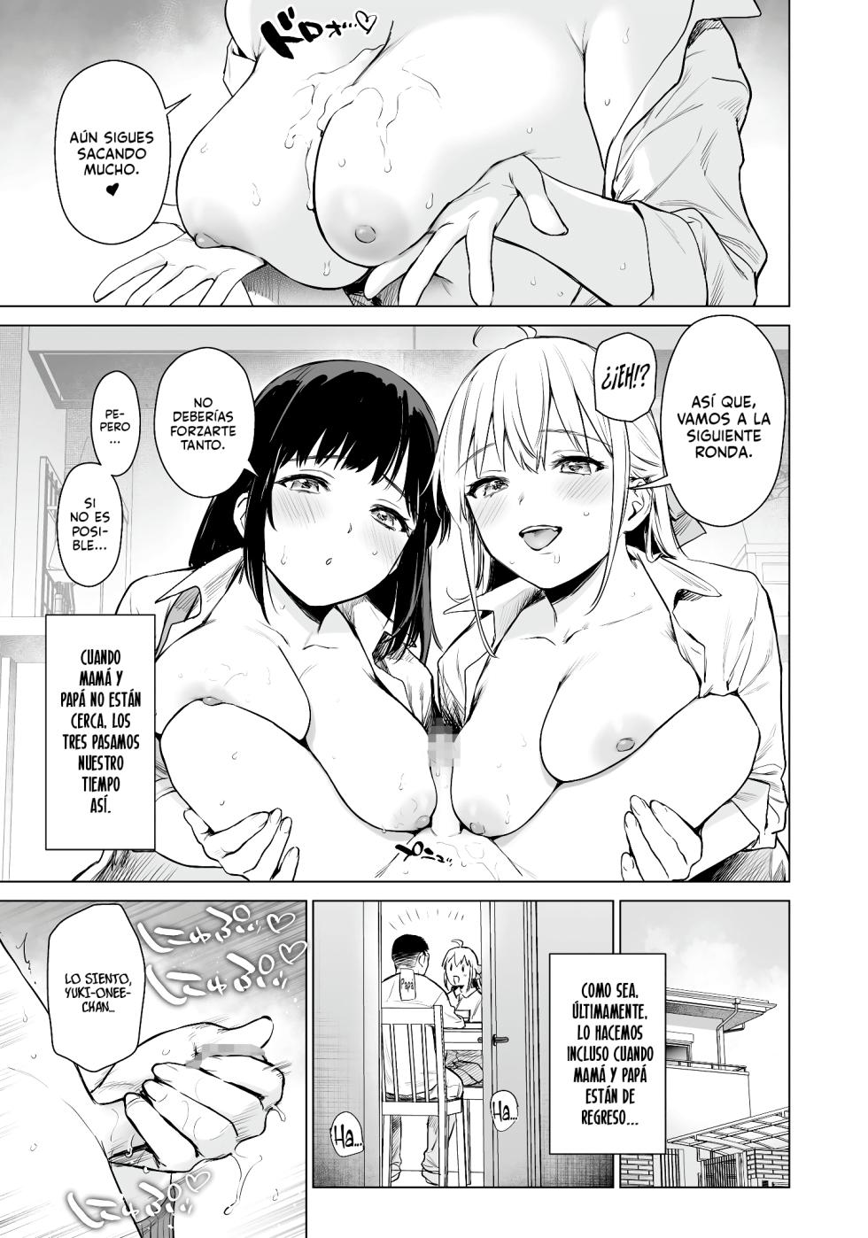 [Amakuchi Syoujo (Umakuchi Shouyu)] Naisho no Seifuku ~Ie ya Hotel de Oboetate no Ecchi o Shinseki no Bijin JK Shimai ni Butsukemasu~ | Uniforme Secreto ~Pondré a prueba mis nuevas experiencias sexuales con mis hermosas primas, tanto en casa como en un hotel~ [Spanish]  [Scanvita Traducciones] [Lovely Diablesse Scan] [Digital] - Page 17