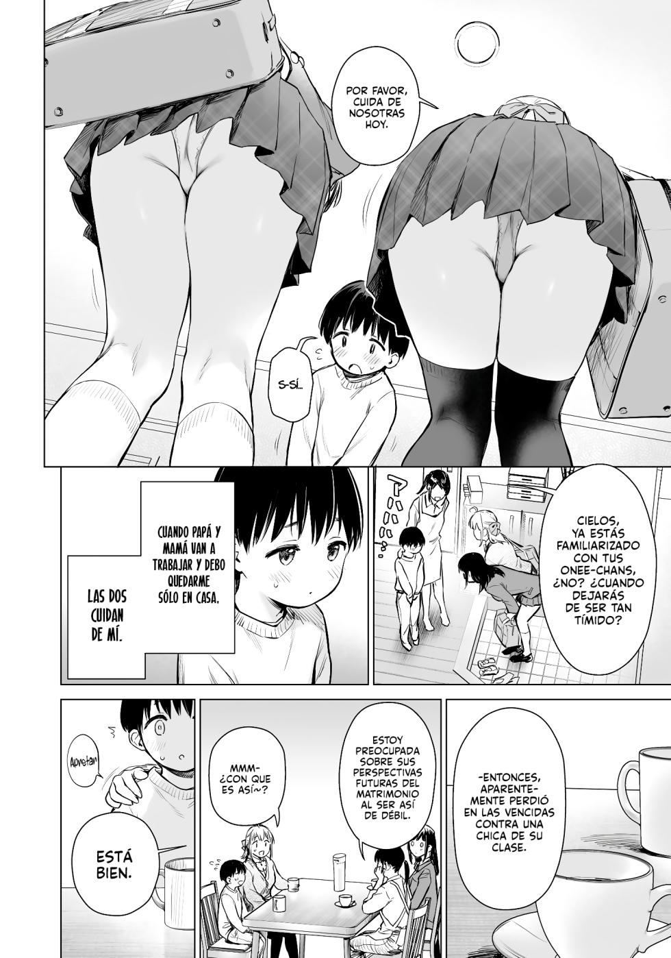 [Amakuchi Syoujo (Umakuchi Shouyu)] Naisho no Seifuku ~Ie ya Hotel de Oboetate no Ecchi o Shinseki no Bijin JK Shimai ni Butsukemasu~ | Uniforme Secreto ~Pondré a prueba mis nuevas experiencias sexuales con mis hermosas primas, tanto en casa como en un hotel~ [Spanish]  [Scanvita Traducciones] [Lovely Diablesse Scan] [Digital] - Page 4