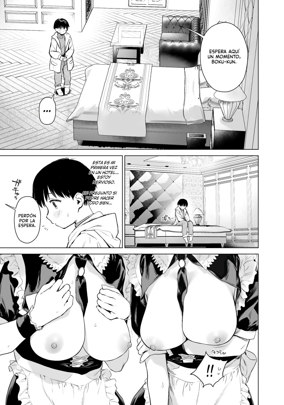[Amakuchi Syoujo (Umakuchi Shouyu)] Naisho no Seifuku ~Ie ya Hotel de Oboetate no Ecchi o Shinseki no Bijin JK Shimai ni Butsukemasu~ | Uniforme Secreto ~Pondré a prueba mis nuevas experiencias sexuales con mis hermosas primas, tanto en casa como en un hotel~ [Spanish]  [Scanvita Traducciones] [Lovely Diablesse Scan] [Digital] - Page 33
