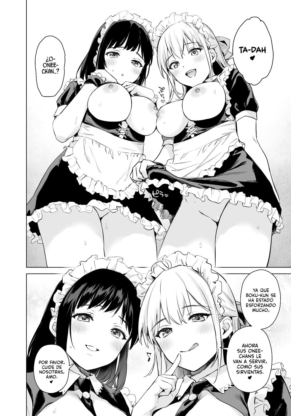 [Amakuchi Syoujo (Umakuchi Shouyu)] Naisho no Seifuku ~Ie ya Hotel de Oboetate no Ecchi o Shinseki no Bijin JK Shimai ni Butsukemasu~ | Uniforme Secreto ~Pondré a prueba mis nuevas experiencias sexuales con mis hermosas primas, tanto en casa como en un hotel~ [Spanish]  [Scanvita Traducciones] [Lovely Diablesse Scan] [Digital] - Page 34