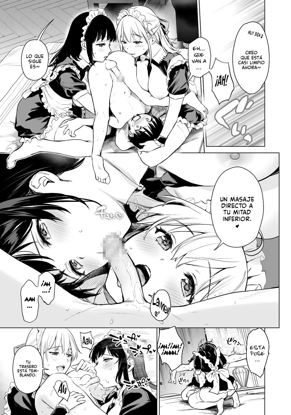 [Amakuchi Syoujo (Umakuchi Shouyu)] Naisho no Seifuku ~Ie ya Hotel de Oboetate no Ecchi o Shinseki no Bijin JK Shimai ni Butsukemasu~ | Uniforme Secreto ~Pondré a prueba mis nuevas experiencias sexuales con mis hermosas primas, tanto en casa como en un hotel~ [Spanish]  [Scanvita Traducciones] [Lovely Diablesse Scan] [Digital] - Page 37