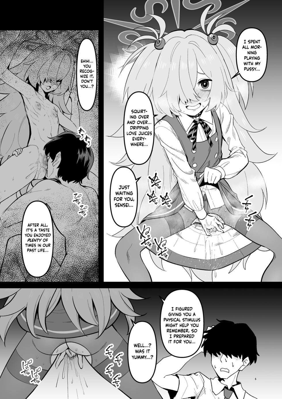 [Komorikiri. (Urin)] Zenbu Omoidasasete Ageru yoo | I'll Make You Remember Everythiiing~ (Blue Archive) [English] [DKKMD Translations] [Decensored] [Digital] - Page 5