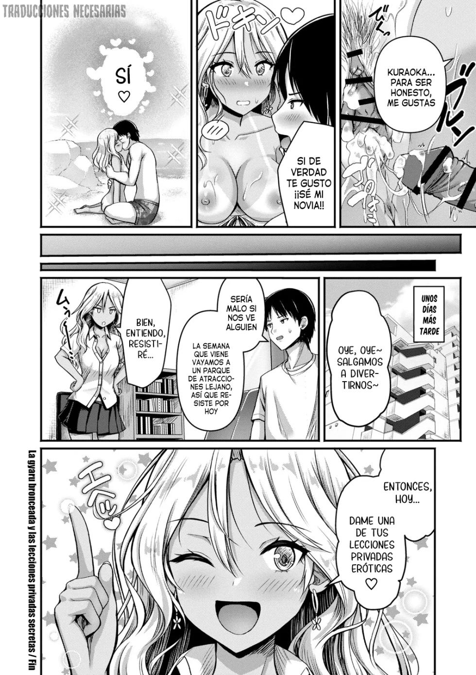 [Aka Shio] Hiyake Gyaru to Himitsu no Kojin Jugyou♥ - La gyaru bronceada y las lecciones privadas Secretas♥ (Seishun Heroine Kagai Jugyou) [Español] [Traducciones necesarias] [Digital] - Page 20