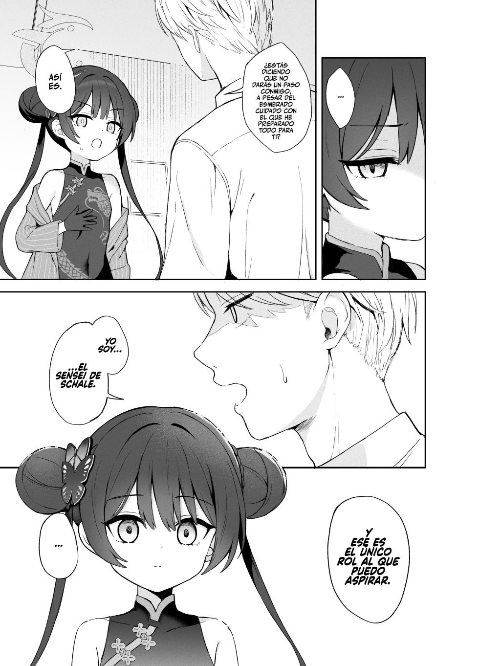 [DOGYEAR (Kujou Danbo)] Kagodori no Tooki Omonbakari o Tokashite - Melting the distant worries of the caged bird | El pájaro enjaulado entre nosotros. (Blue Archive) [Spanish] [Rakuen Translations] [Digital] - Page 18