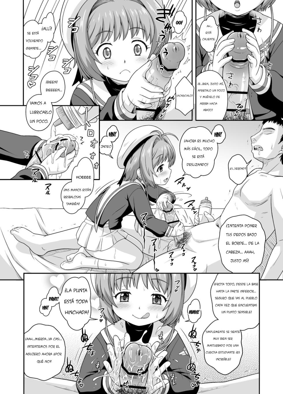 [Taikan Kyohougumi (Azusa Norihee)] Sakura-chan to Oshigoto Challenge - Ona-Hole Challenge with Sakura｜El Desafío Laboral de Sakura-chan - Desafío Ona-Hole Junto a Sakura (Cardcaptor Sakura) [Spanish] [Pajeros] [Digital] - Page 3