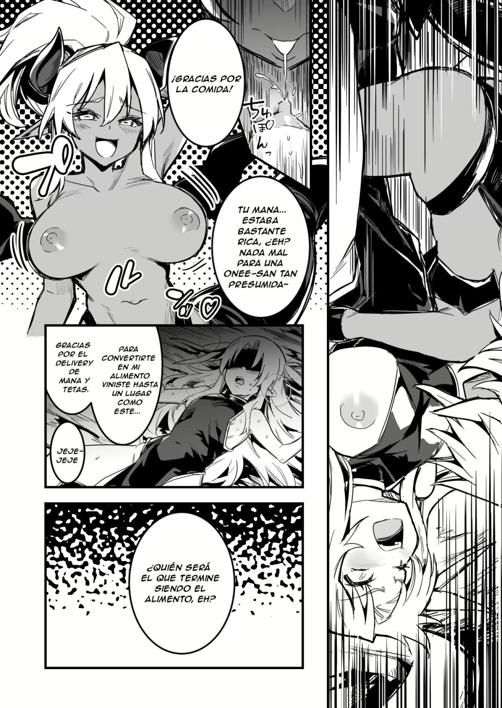 [LeftHand] Monzetsu!! Yuri Ecchi Energy Drain Taiketsu!! Kyuunyuu Impu-chan vs Uranaishi-chan - Page 4