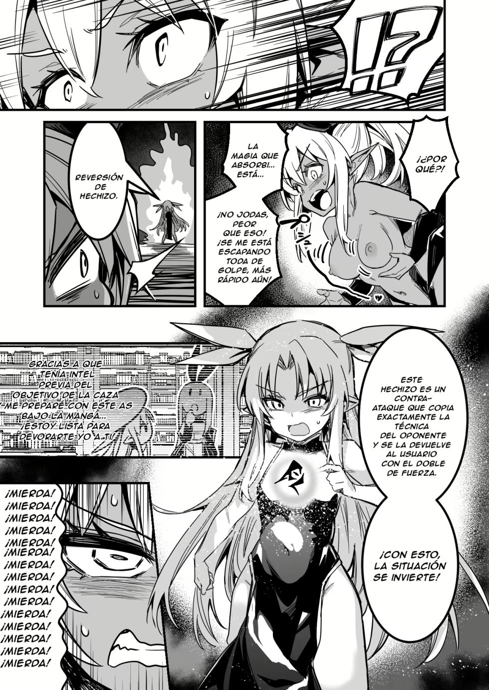[LeftHand] Monzetsu!! Yuri Ecchi Energy Drain Taiketsu!! Kyuunyuu Impu-chan vs Uranaishi-chan - Page 5