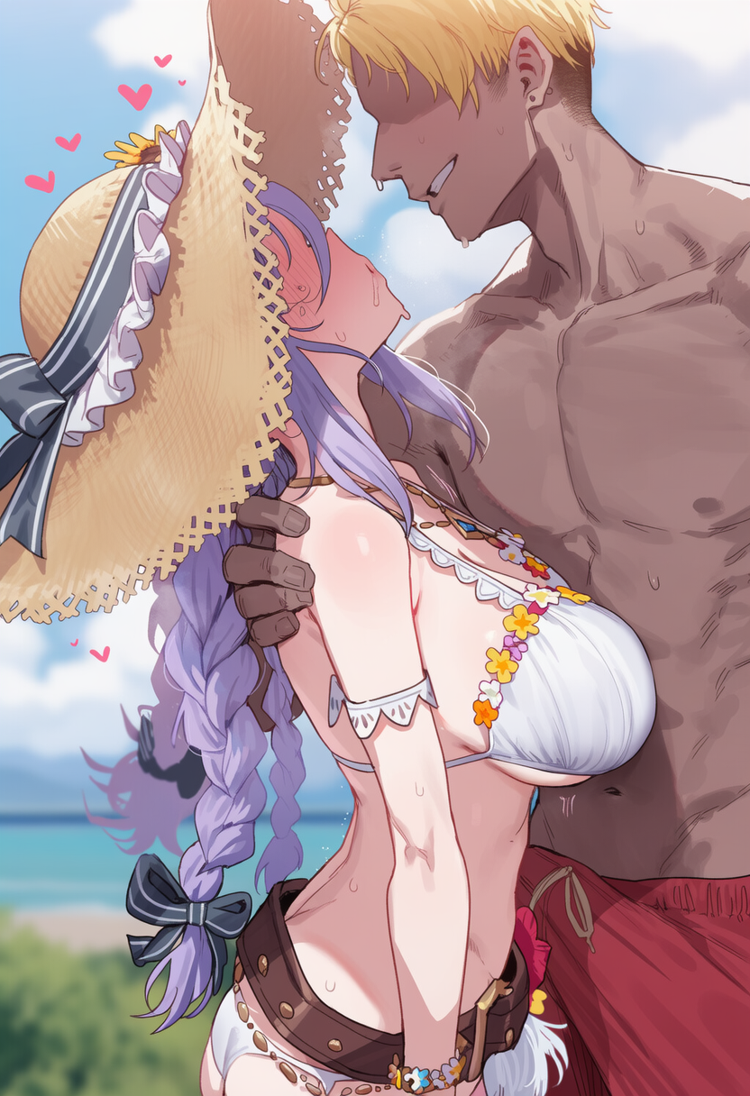 [Pixiv] Thx (120662529)   エリコ&シズル 寝取られ3P [AI Generated] - Page 12