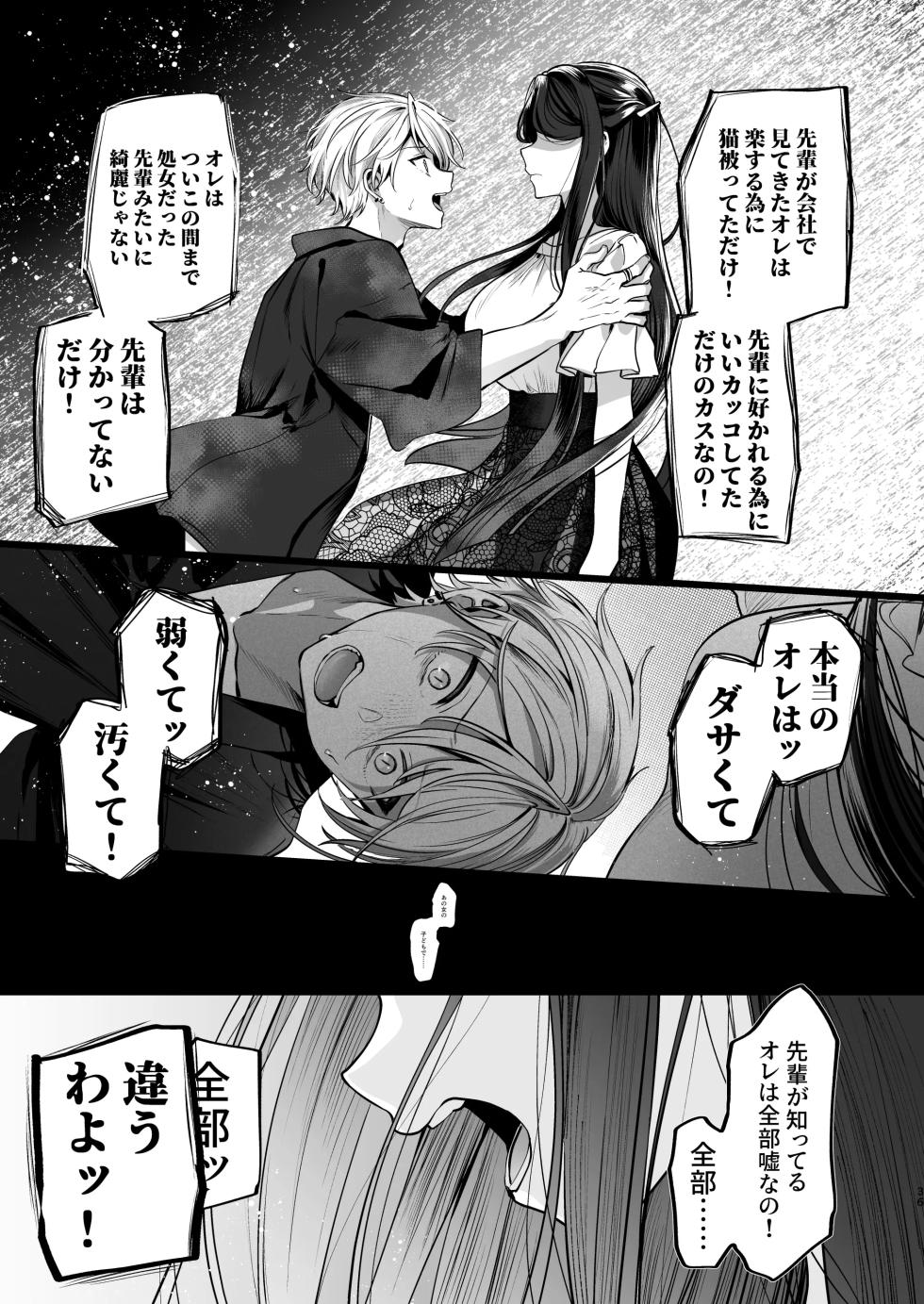 [まろ茶庵 (ゆなまろ)] かくしごと×初デート -デカ女上司と元チャラ男の後輩くん＃2- - Page 37